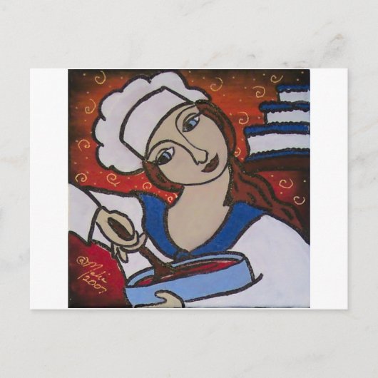 chef briefkaart (Voorkant)