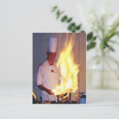 Chef Briefkaart (Staand voorkant)