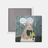 Chef Bubba Kat Magneet (Voorkant / Achterkant)