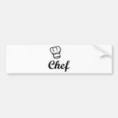 chef bumpersticker (Voorkant)