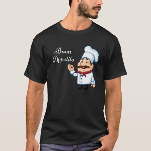 Chef Buon Appetito T-shirt (Voorkant)