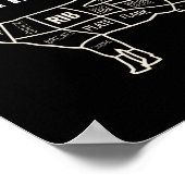 Chef Butcher Cook Bbq I'd Sous Vide That Cow Beef  Poster (Hoek)