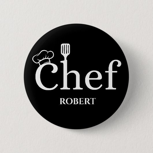 Chef-Button Ronde Button 5,7 Cm (Voorkant)