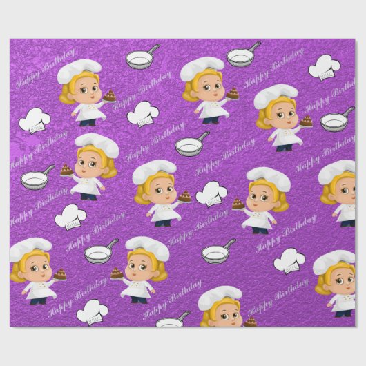 Chef cadeaupapier (Vlak)