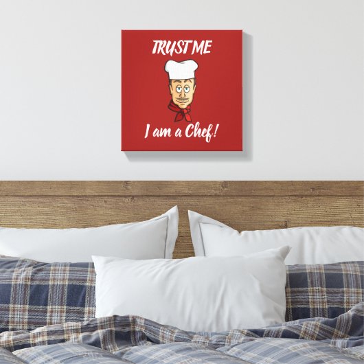 Chef Canvas Afdruk (Insitu (Slaapkamer))