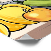 Chef cartoon procreate hand drawing  poster (Hoek)