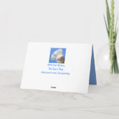 Chef Cat Banquet Birthday Kaart (Achterkant)