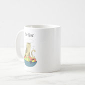 Chef Cat Coffee Mok (Voorkant links)