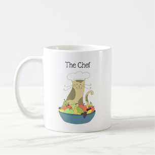Chef Cat Coffee Mok