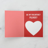 Chef Cat Funny Valentijnsdag Feestdagen Kaart (Binnen)