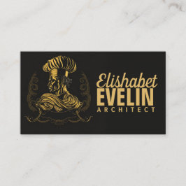 Chef Catering Goud Modern Zwart Blink 507 Visitekaartje