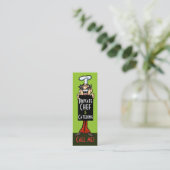 Chef Catering Private Chef Italiaans chef-kok Mini Visitekaartje (Staand voorkant)