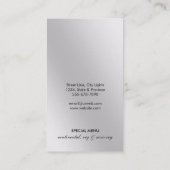 Chef Catering Restaurant Bake Vork Whisk Grijs Visitekaartje (Achterkant)