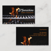 Chef Catering Restaurant Kooklessen Visitekaartje (Voorkant / Achterkant)