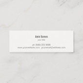 Chef Catering Whisk Modern Catering Mini Visitekaartje (Achterkant)