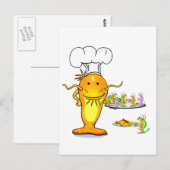 Chef Catfish Briefkaart (Voorkant / Achterkant)