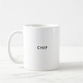 chef | chef | Aangepaste Franse koffie Mok (Links)