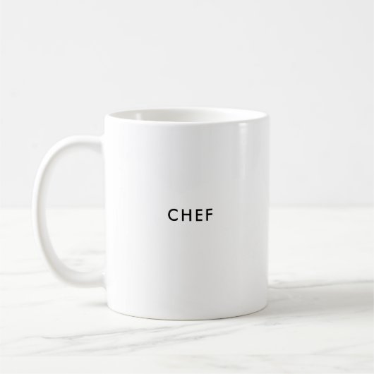 chef | chef | Aangepaste Franse koffie Mok (Links)