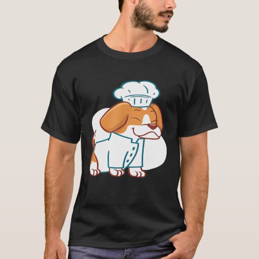 Chef - Chef Beagle Dog Puppy Cook T-shirt (Voorkant)