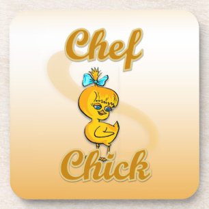 Chef Chick Bier Onderzetter
