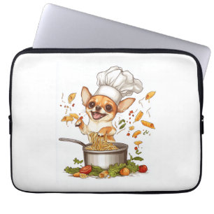 Chef Chihuahua � Culinair Hond Meester Laptop Sleeve