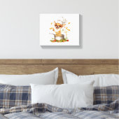 Chef Chihuahua – Culinaire hondenmeester Canvas Afdruk (Insitu (Slaapkamer))