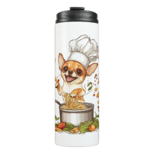 Chef Chihuahua – Culinaire hondenmeester Thermosbeker