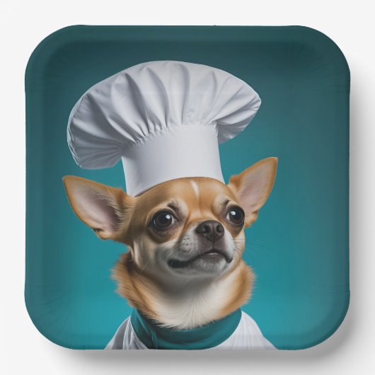 Chef Chihuahua Papieren Bordje (Voorkant)