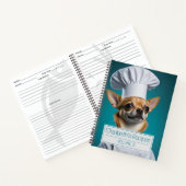 Chef Chihuahua Receptenboek Notitieboek (Binnen)