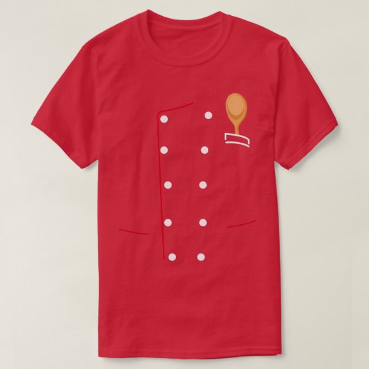 Chef Coat Chef Uniform Jacket Culin T-shirt (Design voorkant)