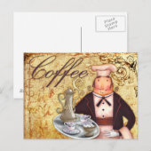 Chef Coffee Briefkaart (Voorkant / Achterkant)