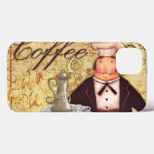 Chef Coffee Case-Mate iPhone Case (Achterkant (horizontaal))
