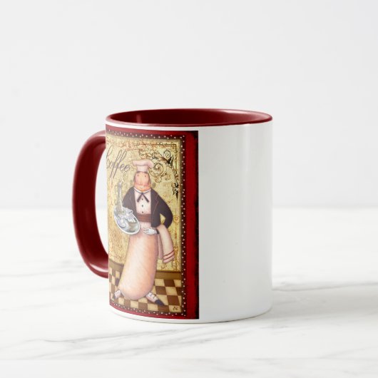 Chef Coffee Mok (Voorkant links)