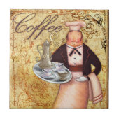 Chef Coffee Tegeltje (Voorkant)