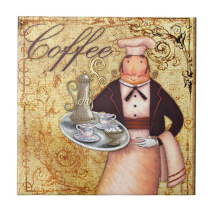 Chef Coffee Tegeltje