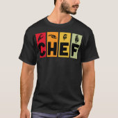 Chef colorful funny pampered chef t-shirt (Voorkant)