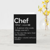 Chef Cook Bbq Funny Tee Cool Cooking Love Perfect  Kaart (Gele Bloem)