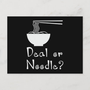 Chef Cook Cooking Cuisine Food Deal of Noodle Gift Briefkaart