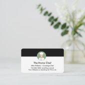 Chef Cook Cooking Theme Visitekaartjes (Staand voorkant)