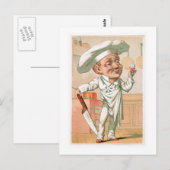 Chef Cook  Food and Art Briefkaart (Voorkant / Achterkant)