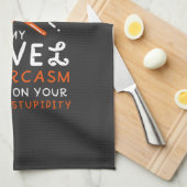 Chef Cook Funny Gift Theedoek (Quarter Fold)