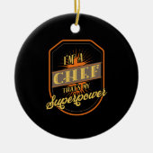 Chef Cook Gift Keramisch Ornament (Voorkant)