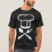 Chef cook kitchen astronaut pirate ship aa t-shirt (Voorkant)