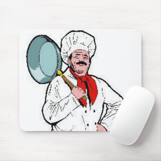 Chef Cook Mousepad Muismat (Met muis)