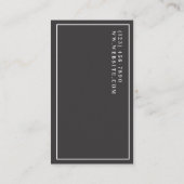 Chef Cook Restaurant Food Visitekaartje (Achterkant)