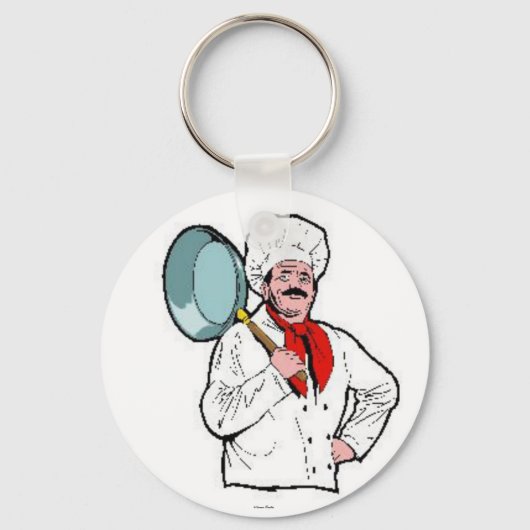 Chef Cook Sleutelhanger (Voorkant)