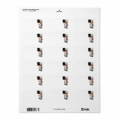 Chef cook - WELCOME-menukaart Etiket (Full Sheet)