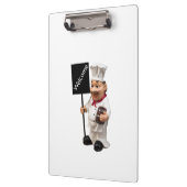 Chef cook - WELCOME-menukaart Klembord (Links)