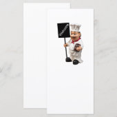 Chef cook - WELCOME-menukaart Menu (Voorkant / Achterkant)