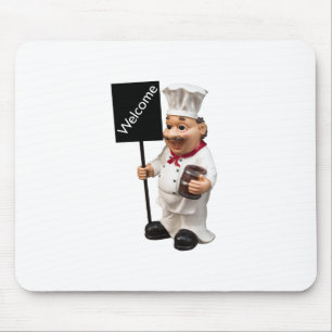 Chef cook - WELCOME-menukaart Muismat